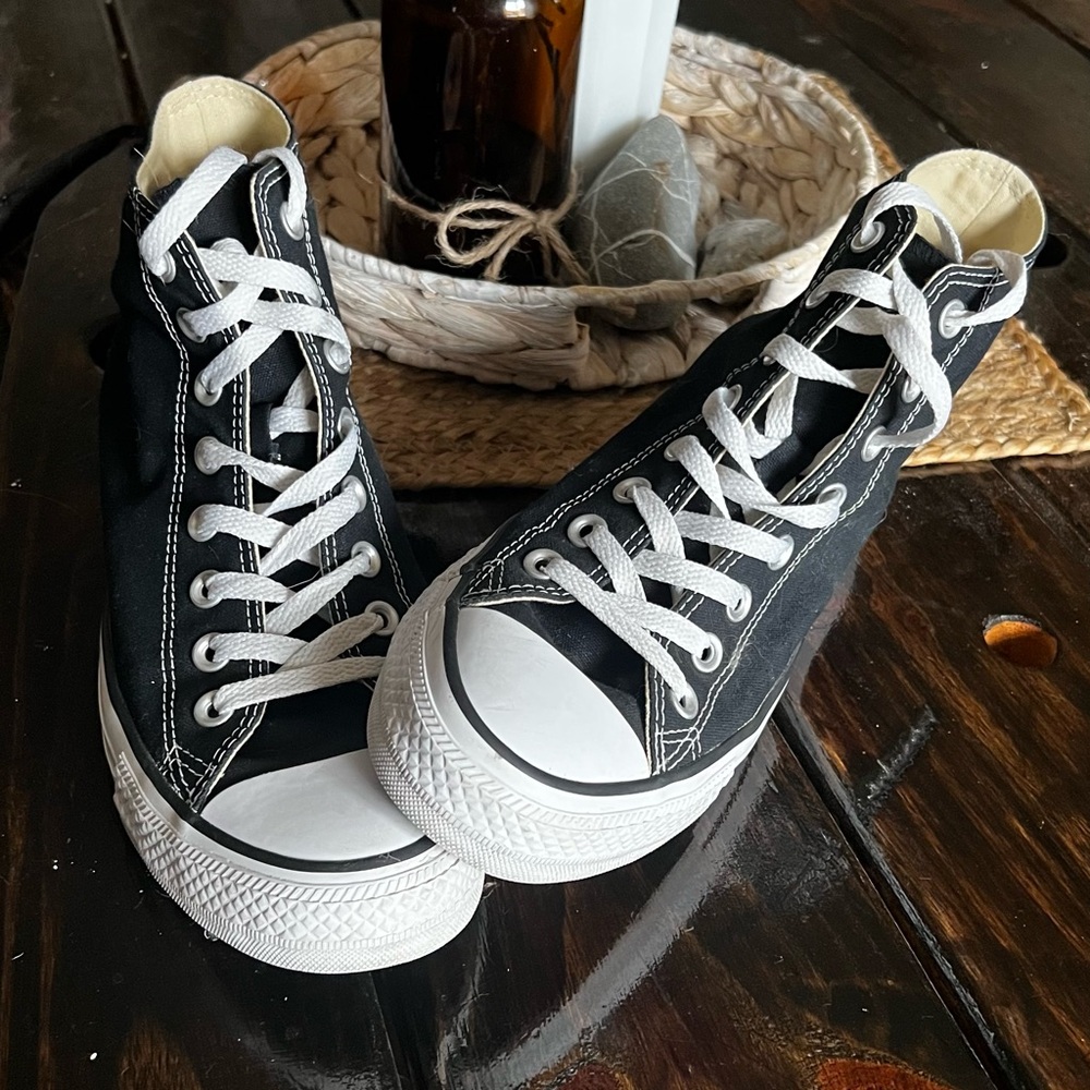 Converse Black and White All Star High-Tops
